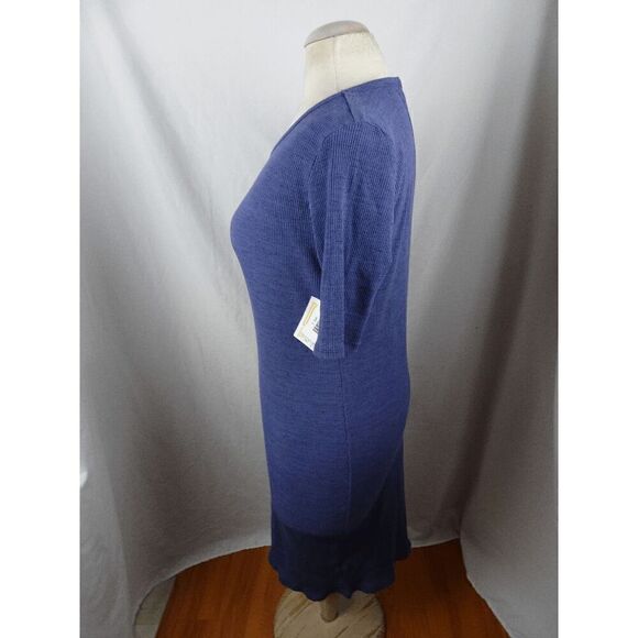 Lularoe Women Blue Dress Size L - Picture 4 of 8